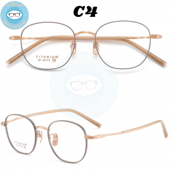 Gọng kính kim loại mã 6113